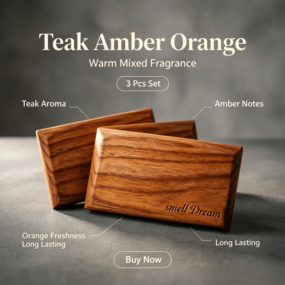 Home Fragrance Logo - Araba Kokusu Tik Ağacı Amber Portakal